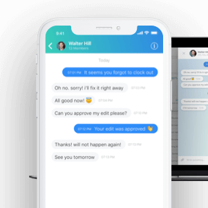 team chat app employee