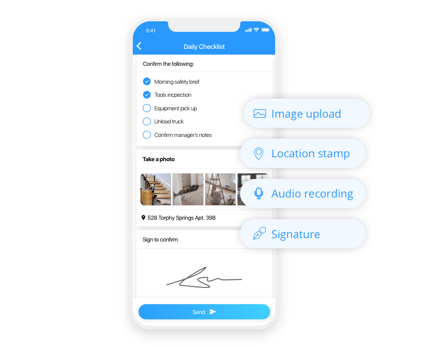 employee checklists app