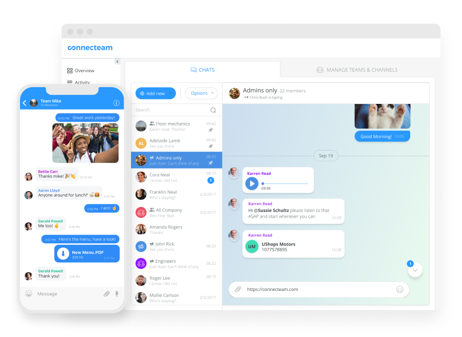 team chat app