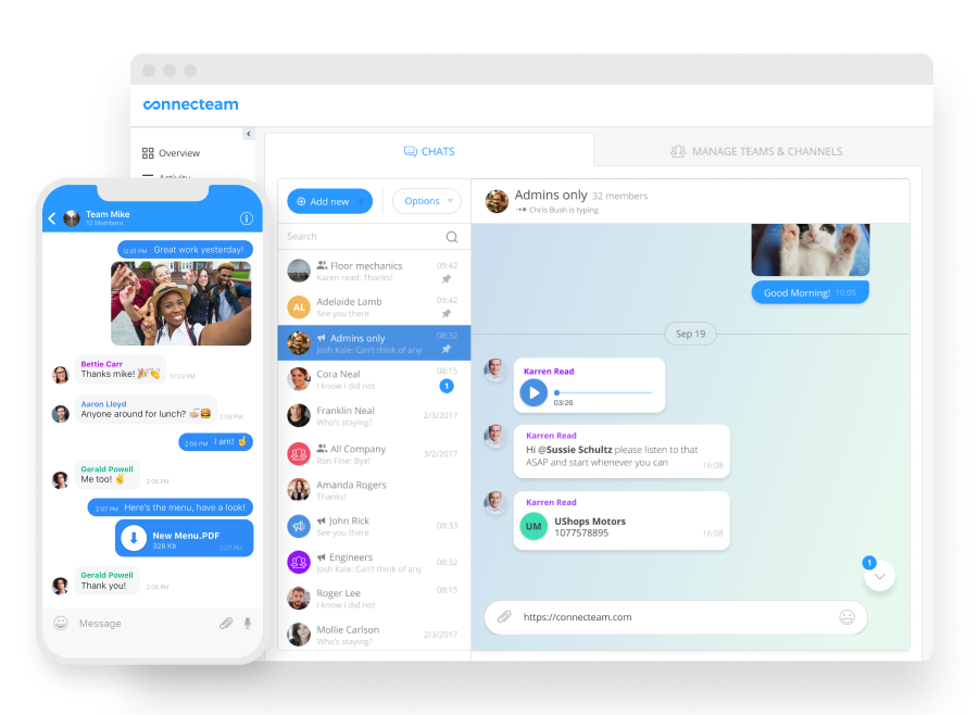 team chat app