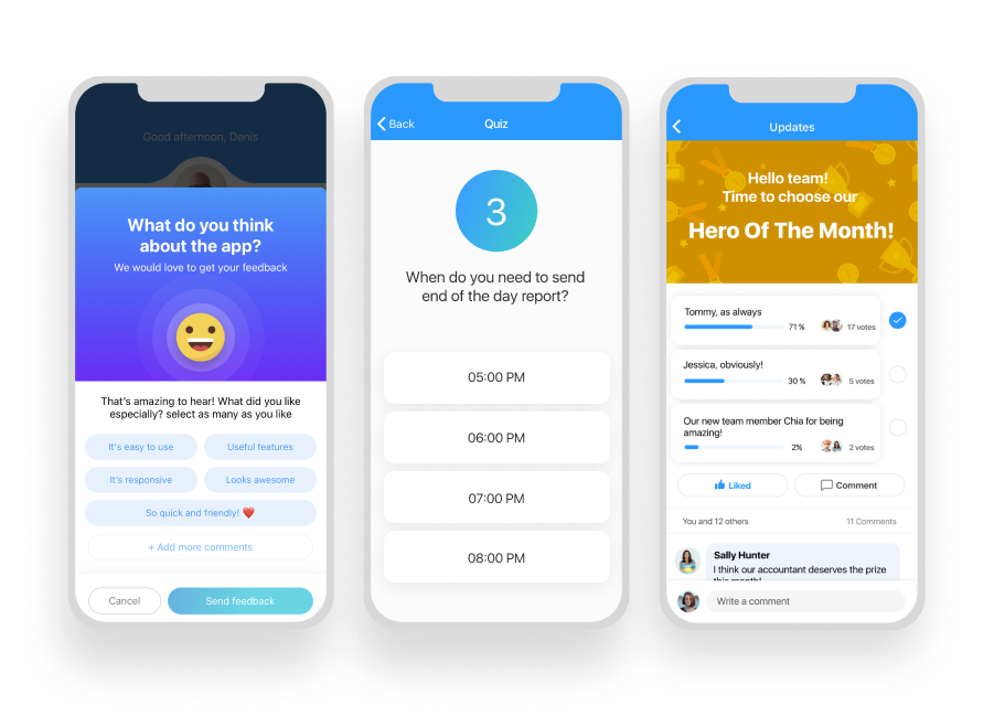 mobile app for employee engagement