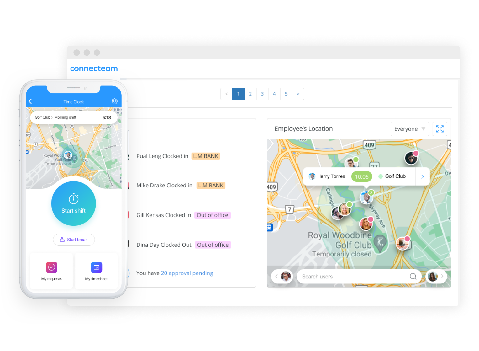 geofencing time tracking app