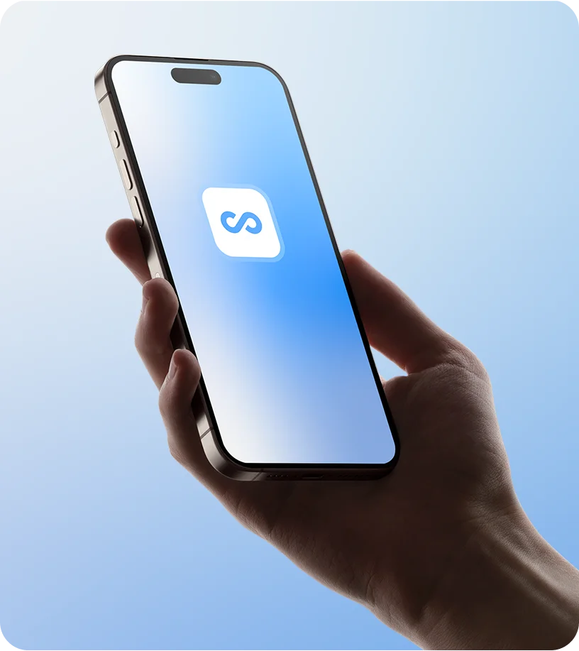 Connecteam app displayed on a smartphone.